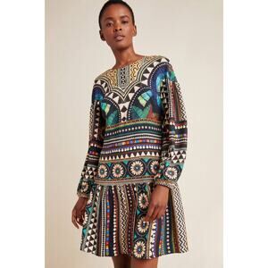 Farm Rio for Anthropologie Carlotta Tunic Dress